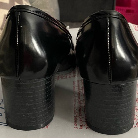 American Eagle Jasper Block Heel Penny Loafer. Black Size 7. - Picture 3 of 3